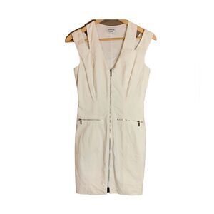 ‎Bebe off white mini  dress. Size 2